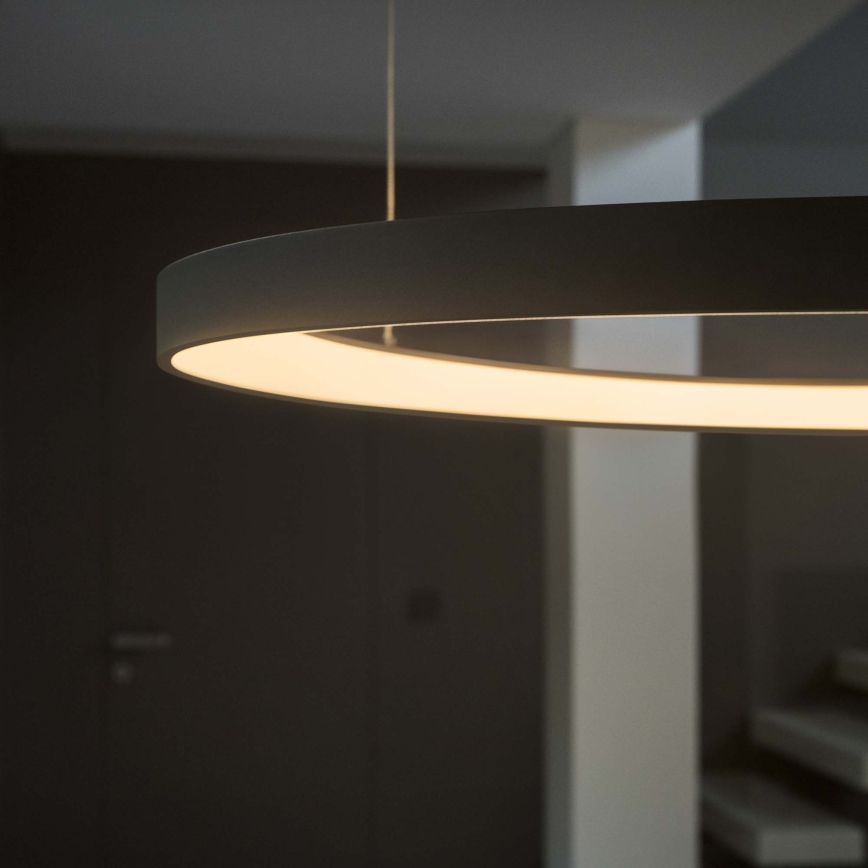 Ideal Lux - LED-люстра на тросі GEMINI LED/36W/230V 4000K діам. 42,5 cm CRI 90 чорна