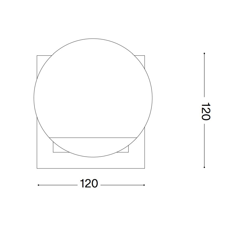 Ideal Lux - Світлодіодна настільна лампа ANGOLO 1xG9/3W/230V латунь