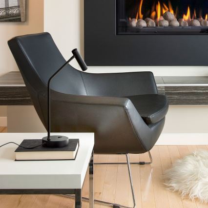 Ideal Lux - Світлодіодна настільна лампа EASY LED/3,5W/230V CRI 90 чорний