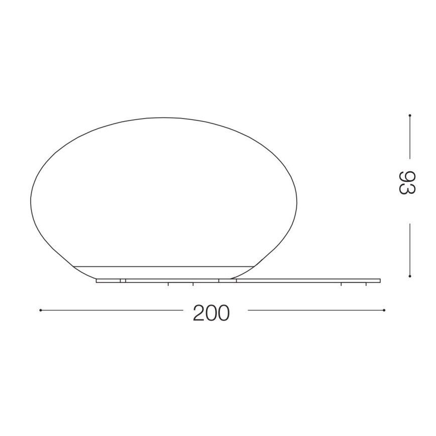 Ideal Lux - Світлодіодна настільна лампа NINFEA 1xGX53/9W/230V білий