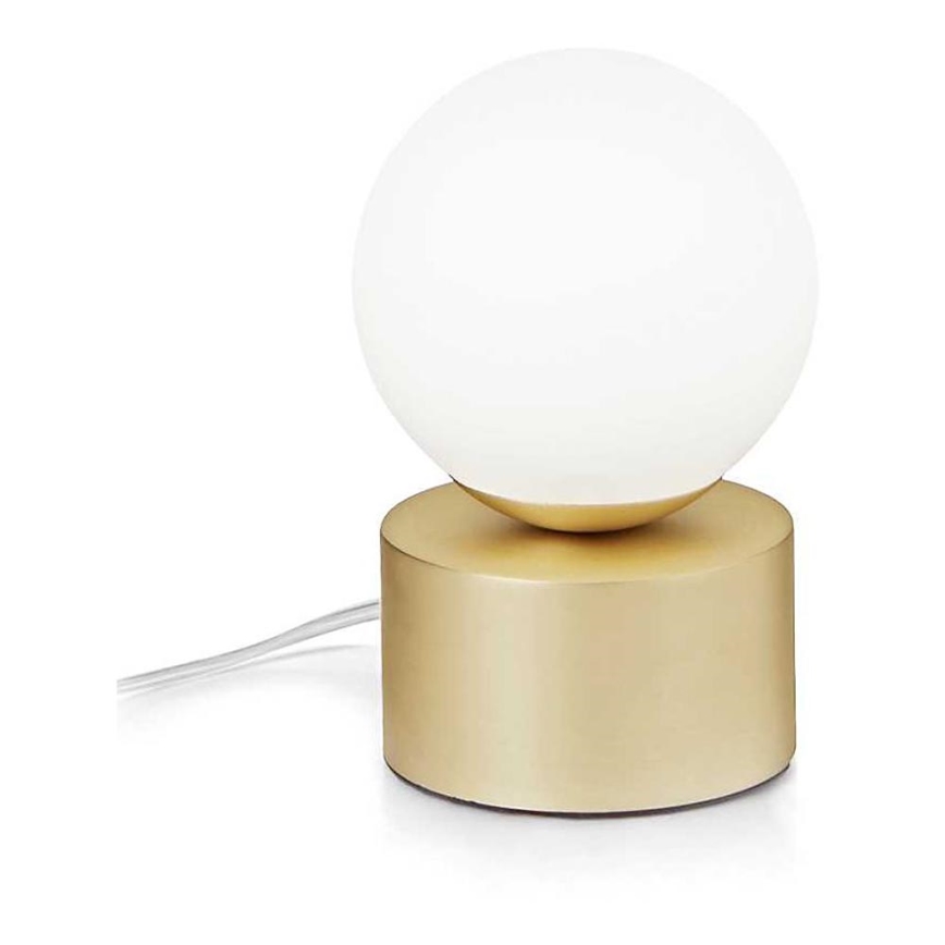 Ideal Lux - Світлодіодна настільна лампа PERLAGE 1xG9/3W/230V золотий/білий