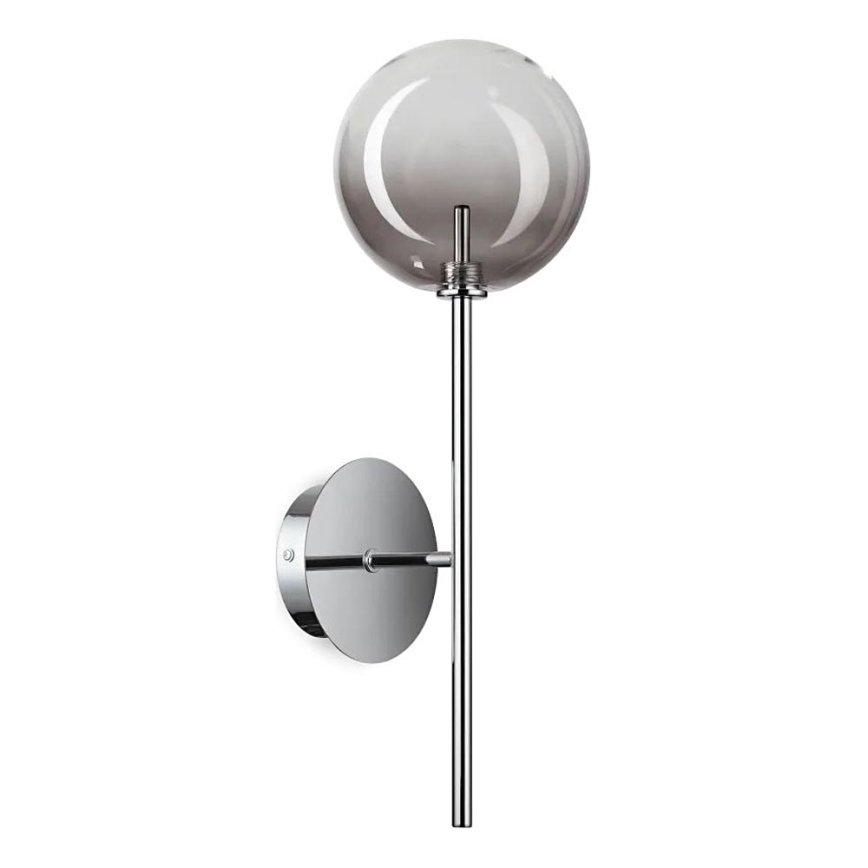 Ideal Lux - Світлодіодна настінна лампа EQUINOXE 1xG4/2W/230V глянцевий хром/димчастий