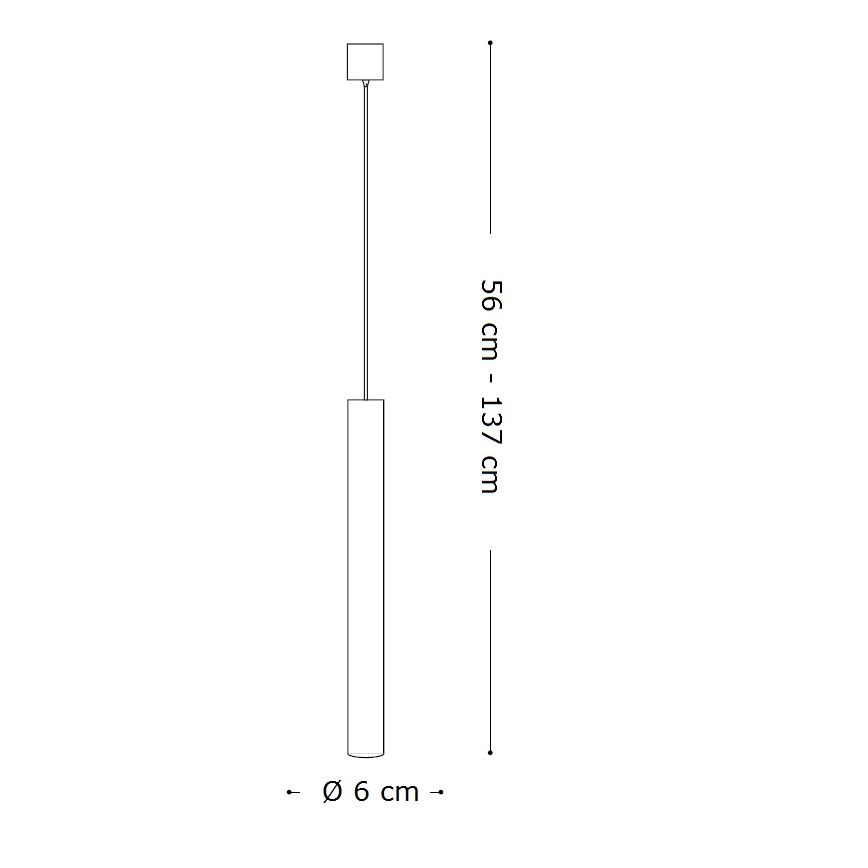 Ideal Lux - Світлодіодна підвісна люстра 1xGU10/7W/230V CRI 90