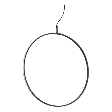 Ideal Lux - Світлодіодна підвісна люстра CIRCUS LED/33W/230V діаметр 60 см CRI 90 чорний