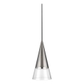 Ideal Lux - Світлодіодна підвісна люстра CONO 1xGU10/7W/230V діаметр 15 см CRI 90 матовий хром