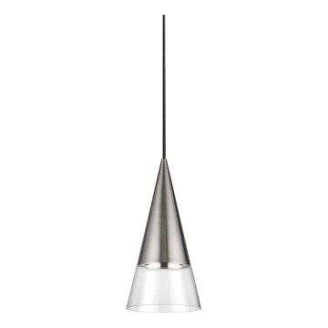 Ideal Lux - Світлодіодна підвісна люстра CONO 1xGU10/7W/230V діаметр 15 см CRI 90 матовий хром
