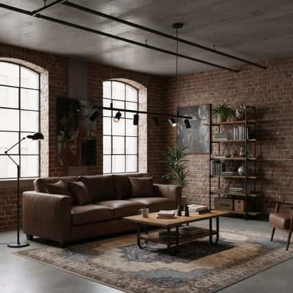 Ideal Lux - Світлодіодна підвісна люстра DYNAMITE 6xGU10/7W/230V CRI 90 чорний