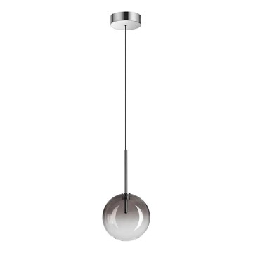 Ideal Lux - Світлодіодна підвісна люстра EQUINOXE 1xG4/2W/230V діаметр 15 см глянцевий хром/димчастий
