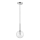 Ideal Lux - Світлодіодна підвісна люстра EQUINOXE 1xG4/2W/230V діаметр 15 см глянцевий хром/прозорий