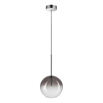 Ideal Lux - Світлодіодна підвісна люстра EQUINOXE 1xG4/2W/230V діаметр 20 см глянцевий хром/димчастий