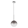 Ideal Lux - Світлодіодна підвісна люстра EQUINOXE 1xG4/2W/230V діаметр 20 см глянцевий хром/димчастий