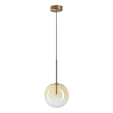 Ideal Lux - Світлодіодна підвісна люстра EQUINOXE 1xG4/2W/230V діаметр 20 см латунь/димчастий