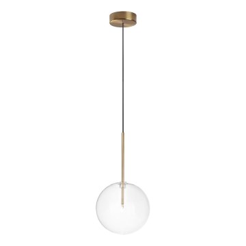 Ideal Lux - Світлодіодна підвісна люстра EQUINOXE 1xG4/2W/230V діаметр 20 см латунь/прозорий