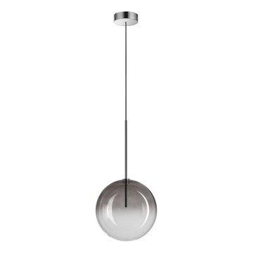 Ideal Lux - Світлодіодна підвісна люстра EQUINOXE 1xG4/2W/230V діаметр 25 см глянцевий хром/димчастий