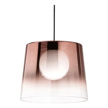 Ideal Lux - Світлодіодна підвісна люстра FADE 1xG9/3W/230V діаметр 27,3 см мідь/димчастий