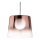 Ideal Lux - Світлодіодна підвісна люстра FADE 1xG9/3W/230V діаметр 27,3 см мідь/димчастий
