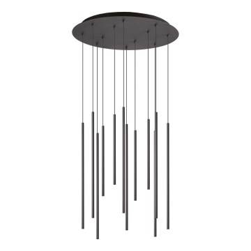 Ideal Lux - Світлодіодна підвісна люстра FILO LED/25W/230V чорний