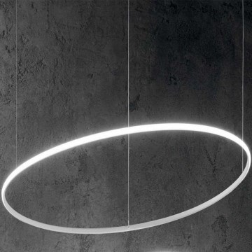 Ideal Lux - Світлодіодна підвісна люстра HULAHOOP LED/28W/230V 3000K діаметр 61 см CRI 90 білий