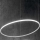 Ideal Lux - Світлодіодна підвісна люстра HULAHOOP LED/28W/230V 3000K діаметр 61 см CRI 90 білий
