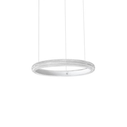 Ideal Lux - Світлодіодна підвісна люстра MIRACLE LED/25W/230V діаметр 40 см CRI 90 матовий хром