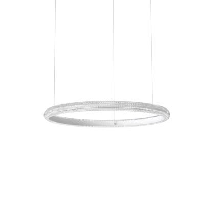 Ideal Lux - Світлодіодна підвісна люстра MIRACLE LED/37W/230V діаметр 60 см CRI 90 матовий хром