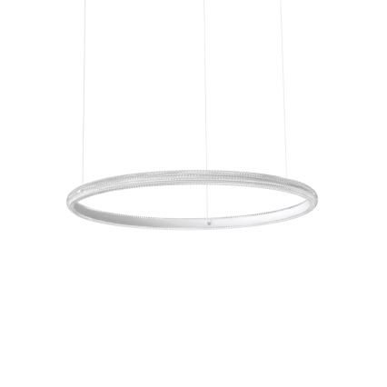 Ideal Lux - Світлодіодна підвісна люстра MIRACLE LED/45W/230V діаметр 80 см CRI 90 матовий хром