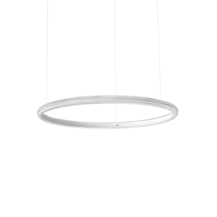 Ideal Lux - Світлодіодна підвісна люстра MIRACLE LED/45W/230V діаметр 80 см CRI 90 матовий хром