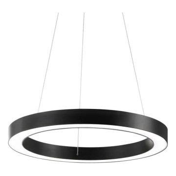 Ideal Lux - Світлодіодна підвісна люстра ORACLE LED/28W/230V 3000K діаметр 50 см CRI 90 чорний