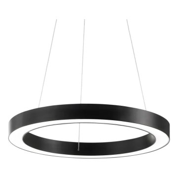 Ideal Lux - Світлодіодна підвісна люстра ORACLE LED/33W/230V 3000K діаметр 60 см CRI 90 чорний