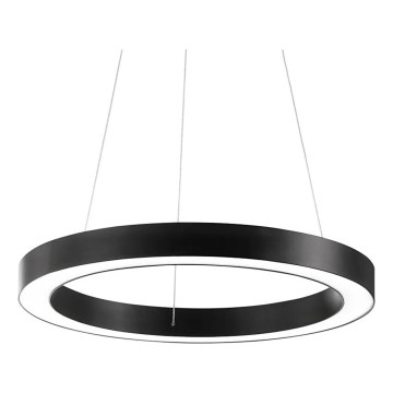 Ideal Lux - Світлодіодна підвісна люстра ORACLE LED/35W/230V 3000K діаметр 70 см CRI 90 чорний
