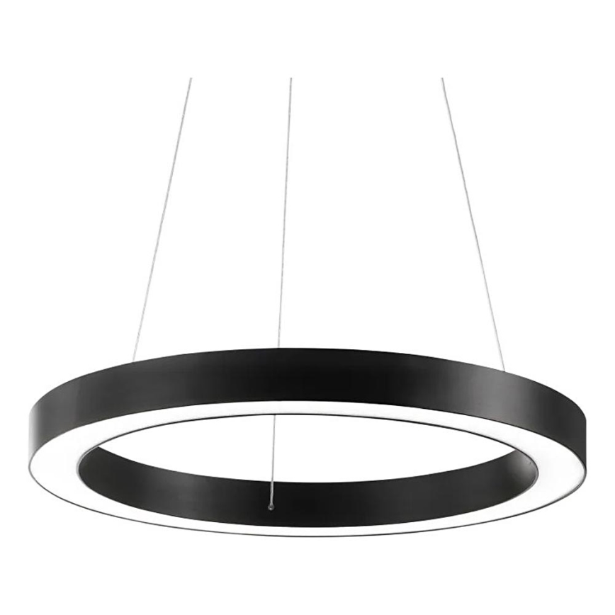 Ideal Lux - Світлодіодна підвісна люстра ORACLE LED/35W/230V 3000K діаметр 70 см CRI 90 чорний