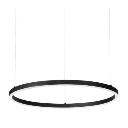 Ideal Lux - Світлодіодна підвісна люстра з регулюванням яскравості ORACLE SLIM LED/29W/230V 3000K діаметр 50 см чорний