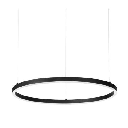 Ideal Lux - Світлодіодна підвісна люстра ORACLE SLIM LED/32W/230V 3000K діаметр 50 см чорний