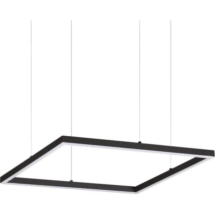 Ideal Lux - Світлодіодна підвісна люстра ORACLE SLIM LED/33W/230V 3000K 50x50 см чорний