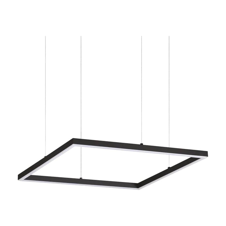 Ideal Lux - Світлодіодна підвісна люстра ORACLE SLIM LED/33W/230V 3000K 50x50 см чорний