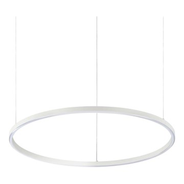 Ideal Lux - Світлодіодна підвісна люстра ORACLE SLIM LED/38W/230V 3000K діаметр 70 см білий