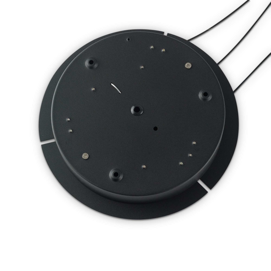 Ideal Lux - Світлодіодна підвісна люстра OZ LED/52W/230V діаметр 80 см CRI 90 чорний