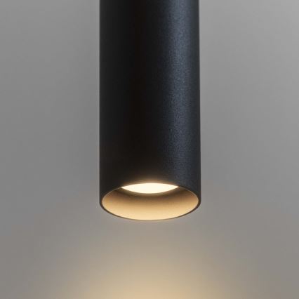 Ideal Lux - Світлодіодна підвісна люстра ULTRATHIN LED/11,5W/230V CRI 90 чорний