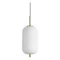 Ideal Lux - Світлодіодна підвісна люстра UMILE LED/20W/230V діаметр 22 см CRI 90 латунь/білий
