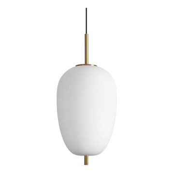 Ideal Lux - Світлодіодна підвісна люстра UMILE LED/20W/230V діаметр 27 см CRI 90 латунь/білий