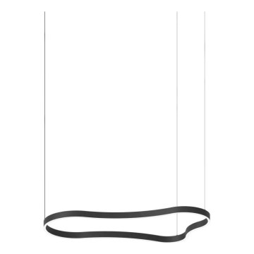 Ideal Lux - Світлодіодна підвісна люстра WAVES LED/45W/230V CRI 90 чорний