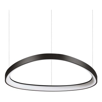 Ideal Lux - Світлодіодна підвісна люстра з регулюванням яскравості GEMINI LED/48W/230V діаметр 61 см CRI 90 чорний