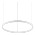 Ideal Lux - Світлодіодна підвісна люстра з регулюванням яскравості ORACLE SLIM LED/29W/230V 3000K діаметр 50 см білий