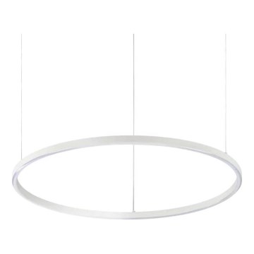 Ideal Lux - Світлодіодна підвісна люстра з регулюванням яскравості ORACLE SLIM LED/39W/230V 3000K діаметр 70 см білий
