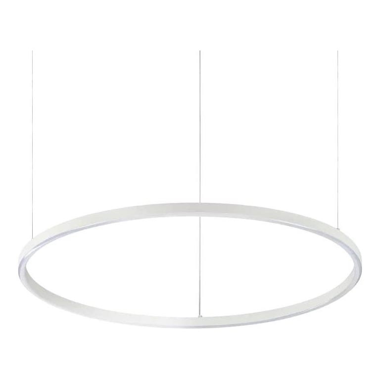 Ideal Lux - Світлодіодна підвісна люстра з регулюванням яскравості ORACLE SLIM LED/39W/230V 3000K діаметр 70 см білий