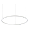 Ideal Lux - Світлодіодна підвісна люстра з регулюванням яскравості ORACLE SLIM LED/40W/230V 4000K діаметр 70 см CRI 90 білий