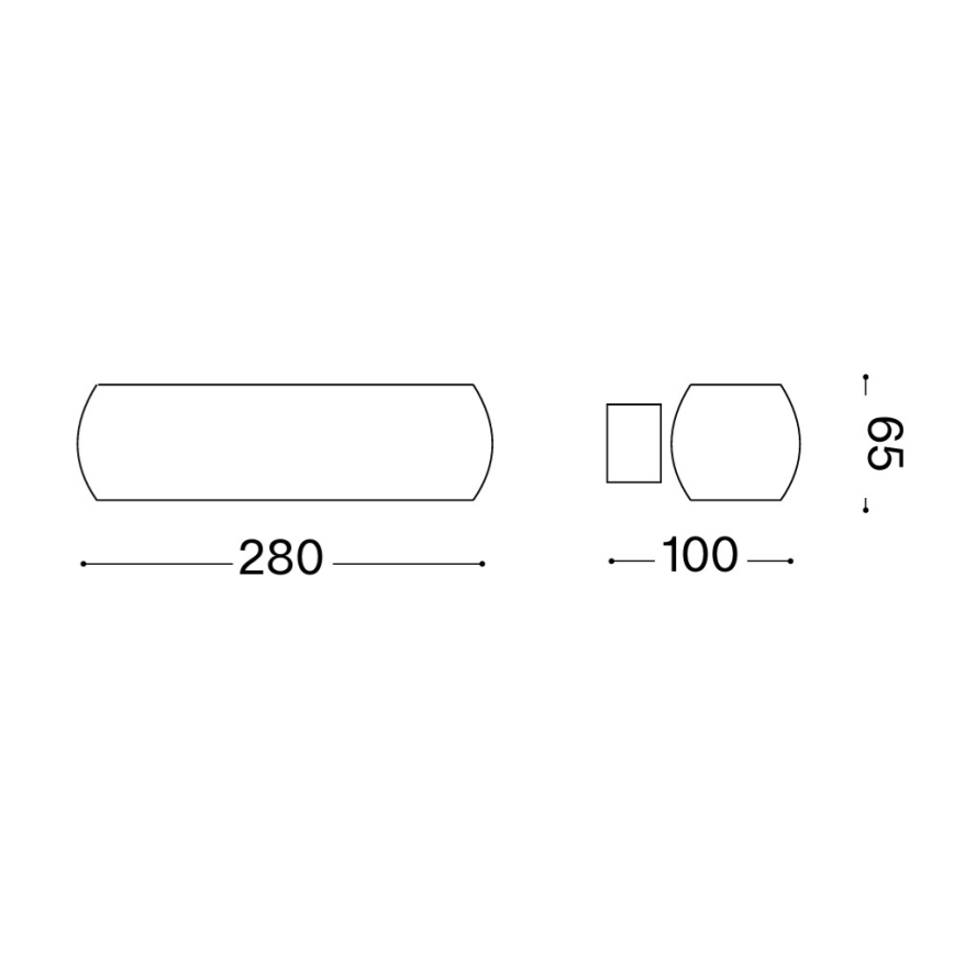 Ideal Lux - Світлодіодний настінний світильник 2xG9/3W/230V