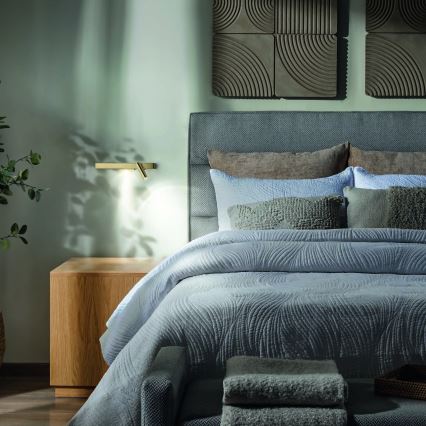 Ideal Lux - Світлодіодний настінний світильник BONNE 2xLED/6,5W/230V CRI 90 золотий