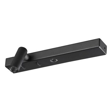 Ideal Lux - Світлодіодний настінний світильник BONNE LED/6,5W/230V CRI 90 чорний