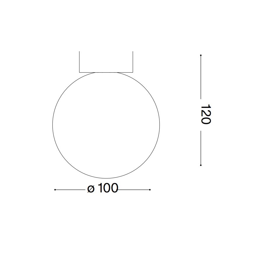 Ideal Lux - Світлодіодний настінний світильник CARTA 1xG9/3W/230V діаметр 10 см білий